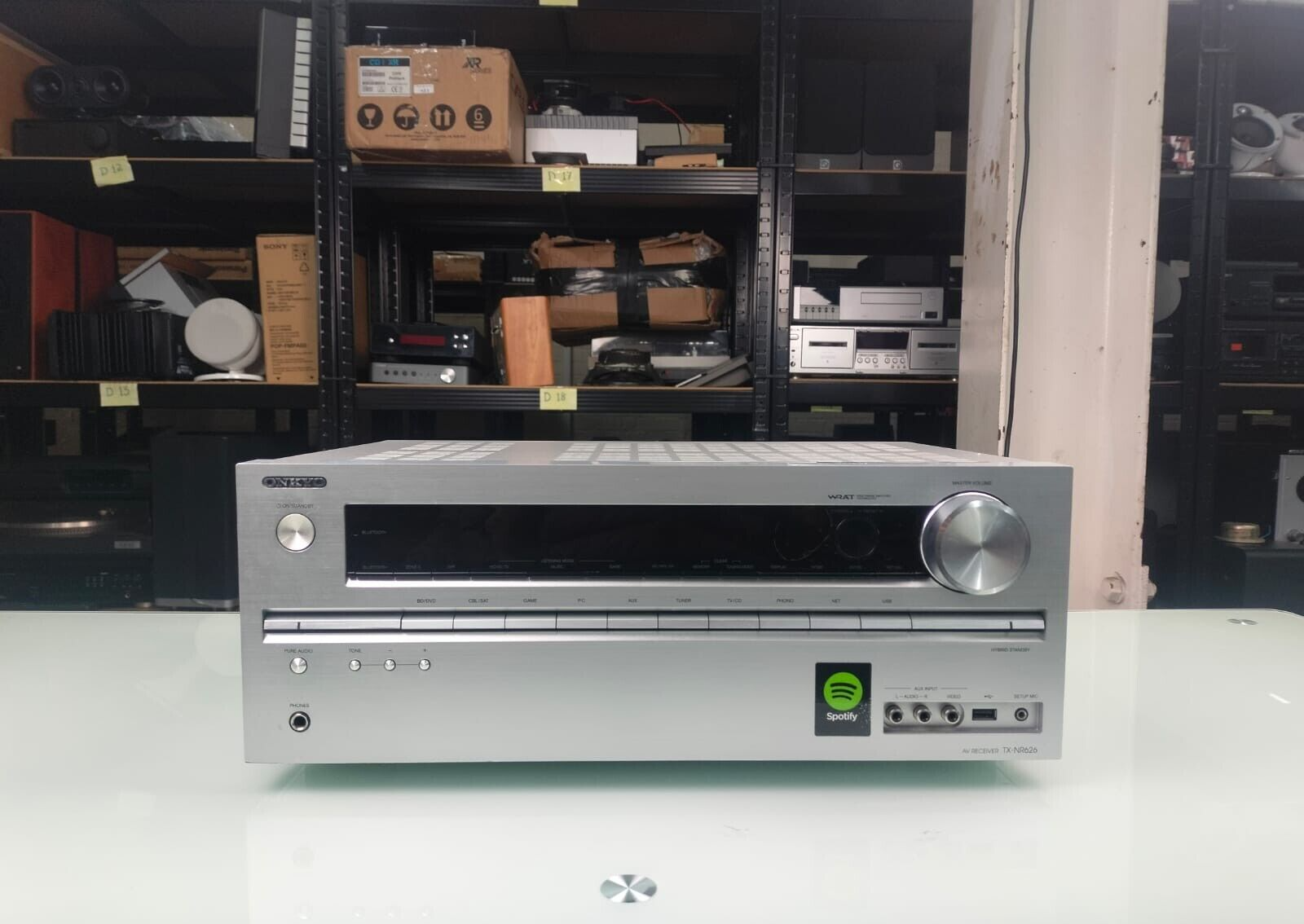 ONKYO TX-NR626 channel 7.1 3D WiFi 4K Surround Sound AV Receiver