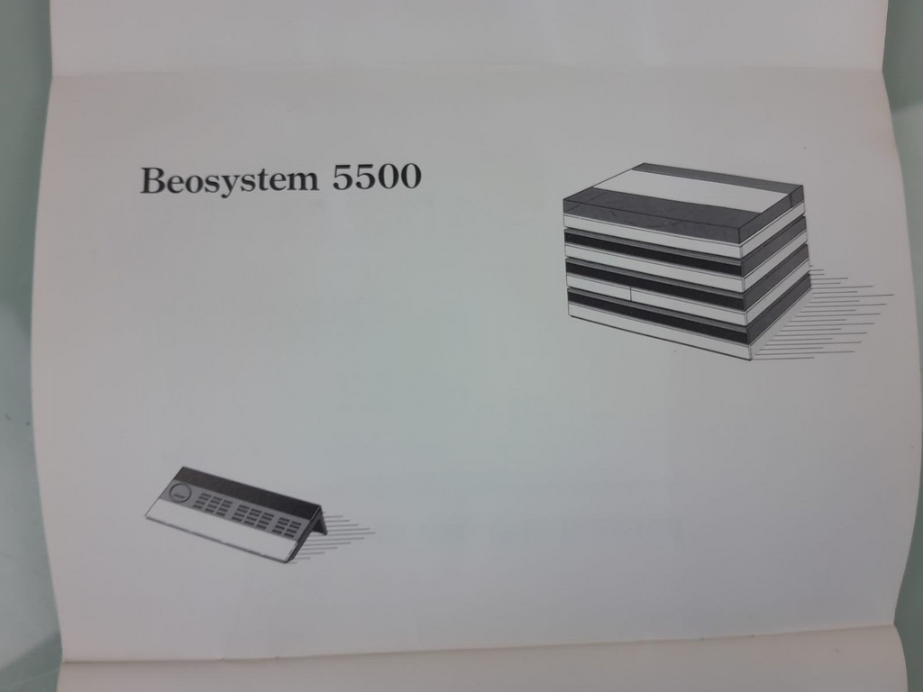 BANG & OLUFSEN B&O BEOCORD 5500 OWNER'S MANUAL
