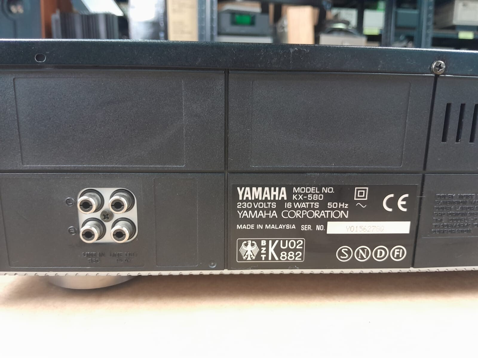 Yamaha KX-580 special edition Natural Sound Stereo Cassette Deck