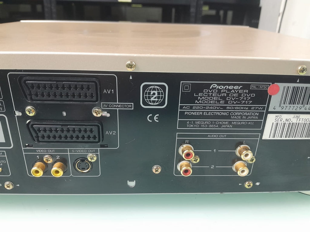 PIONEER DV 717 DVD PLAYER