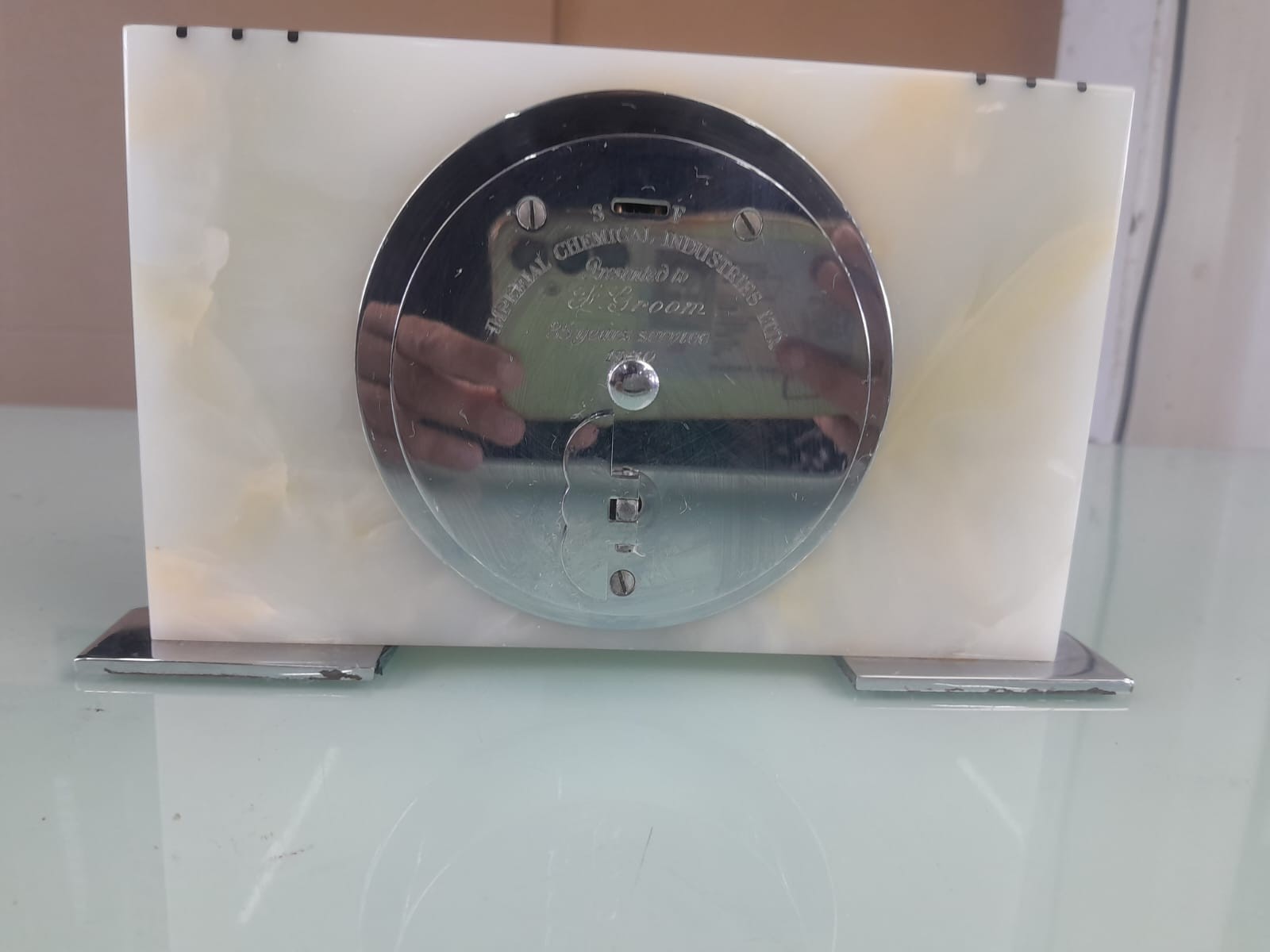 GARRARD & CO LTD AN ELLIOTT CLOCK MANTLE CLOCK