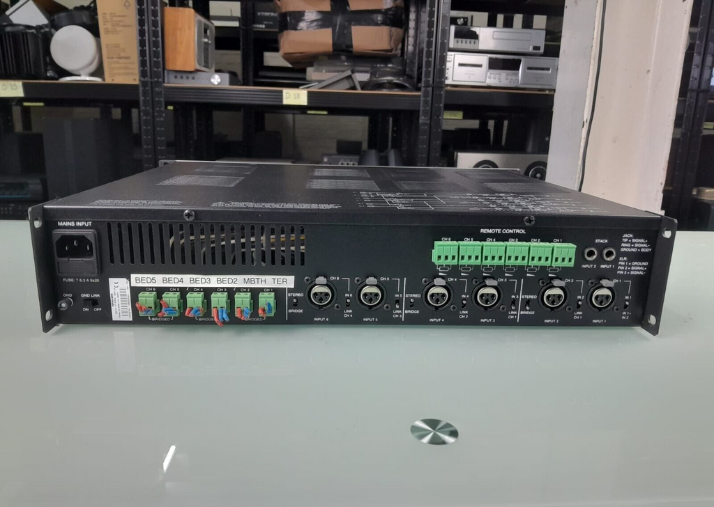 ECLER MPA6 80R MULTICHANNEL POWER AMPLIFIER