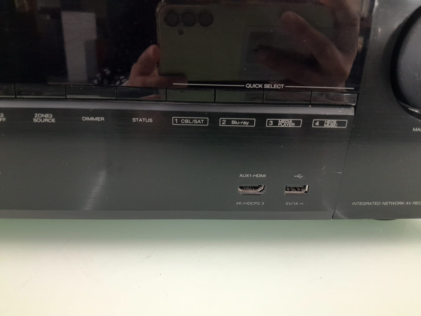 DENON AVR X2600H INTEGRATED NETWORK AV RECEIVER WITH REMOTE