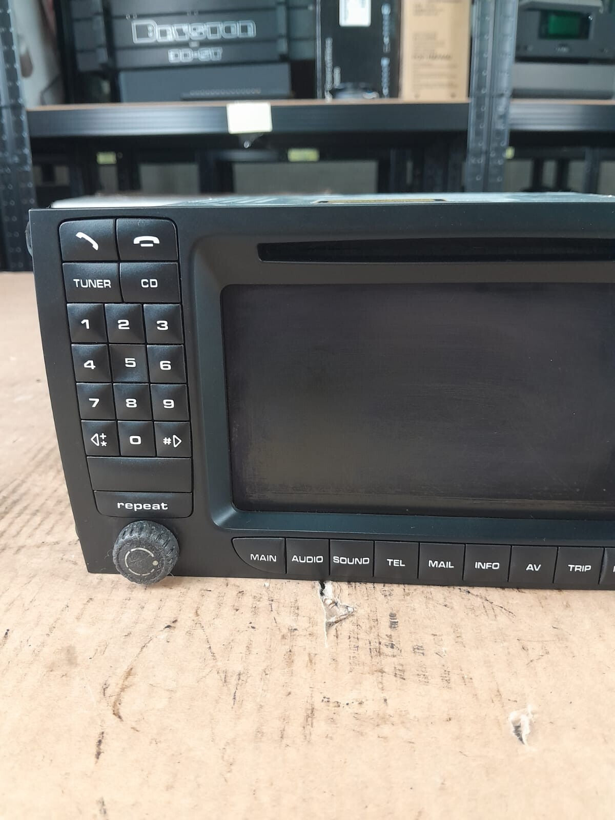 Porsche Cayenne 957 head unit telephone cd Sat Nav amplifier Harman Becker