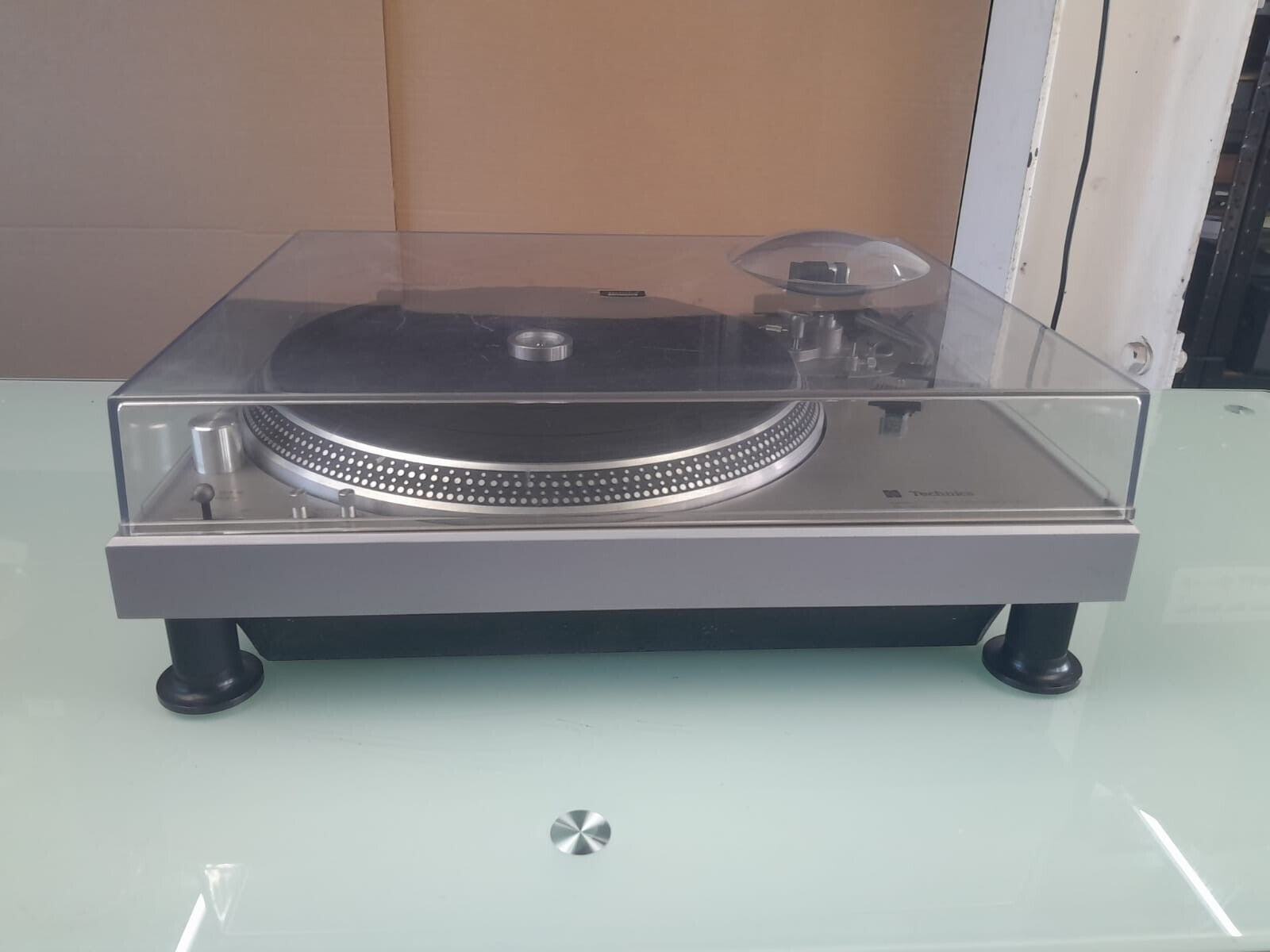 TECHNICS SL 1200 DIRECT DRIVE TURNTABLE ORTOFON M 15 E SUPER