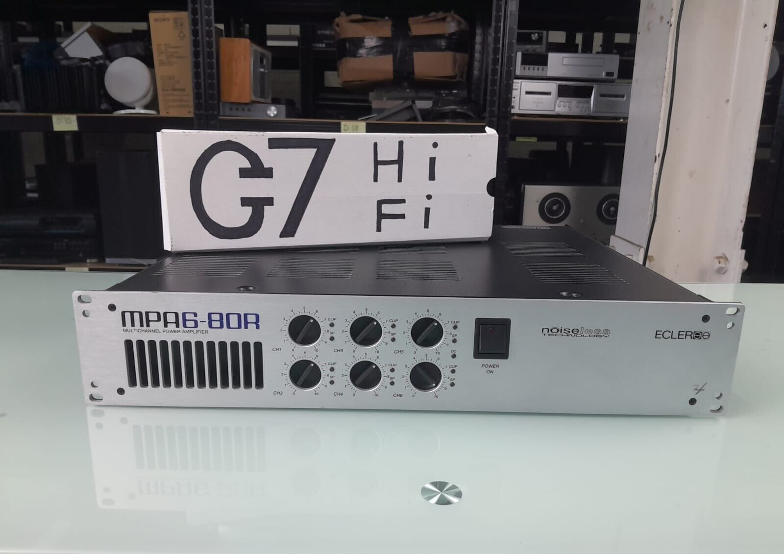ECLER MPA6 80R MULTICHANNEL POWER AMPLIFIER