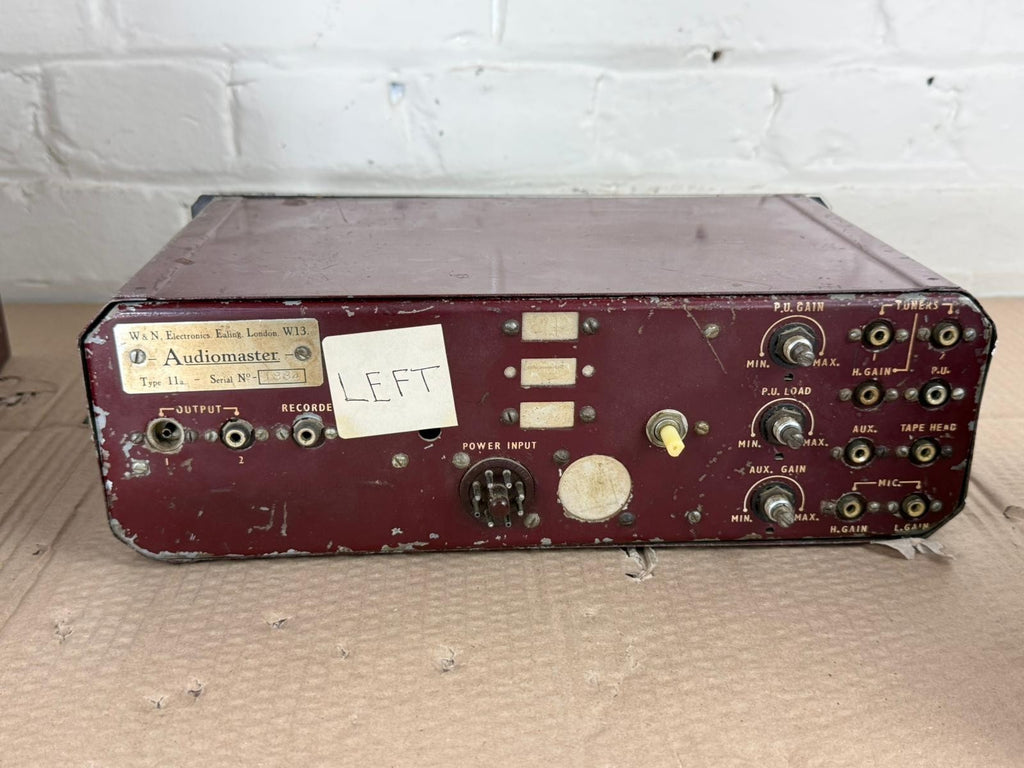 AUDIOMASTER TYPE 11A VALVE POWER AMPLIFIER PRE QUAD MONO BLOCKS