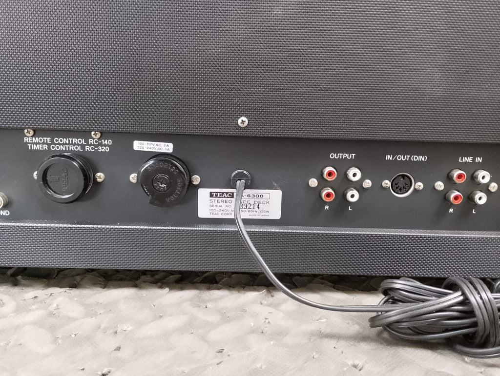 SERVICED TEAC A 6300 STEREO REEL TO REEL DECK