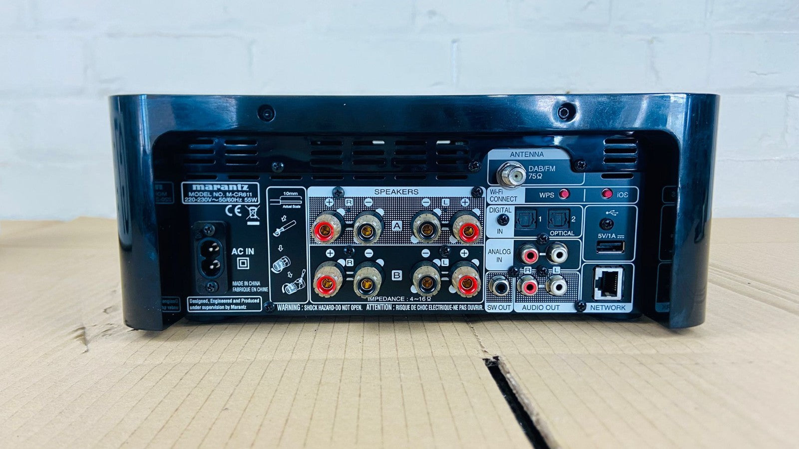 MARANTZ M CR611 CD RECEIVER WITH REMOTE