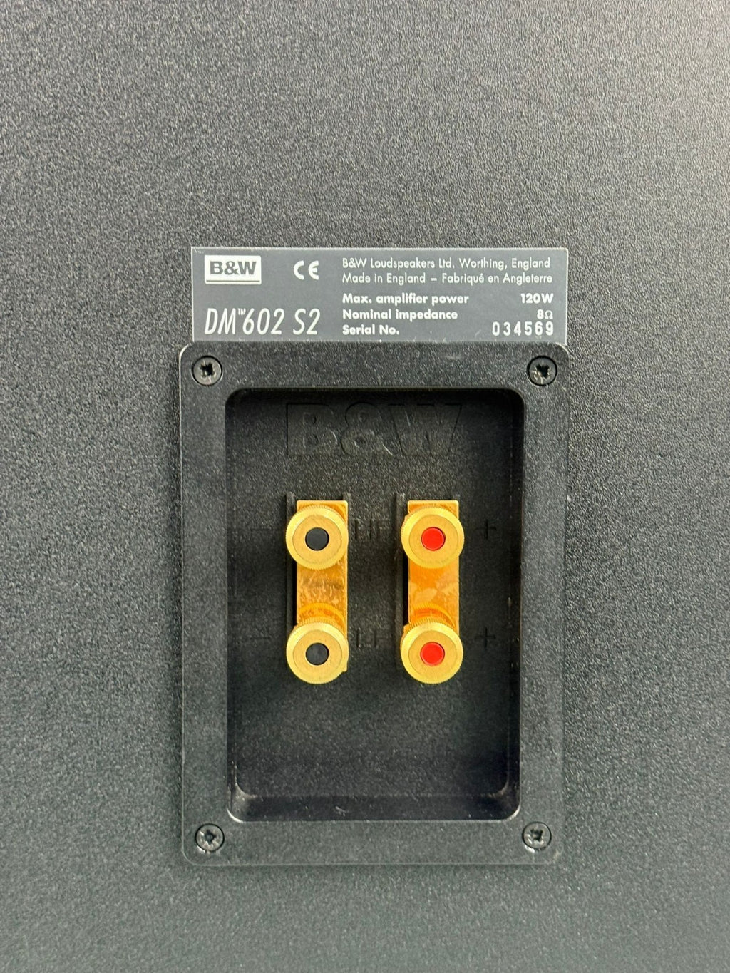 BOWERS & WILKINS B&W DM602 S2 SPEAKERS #002