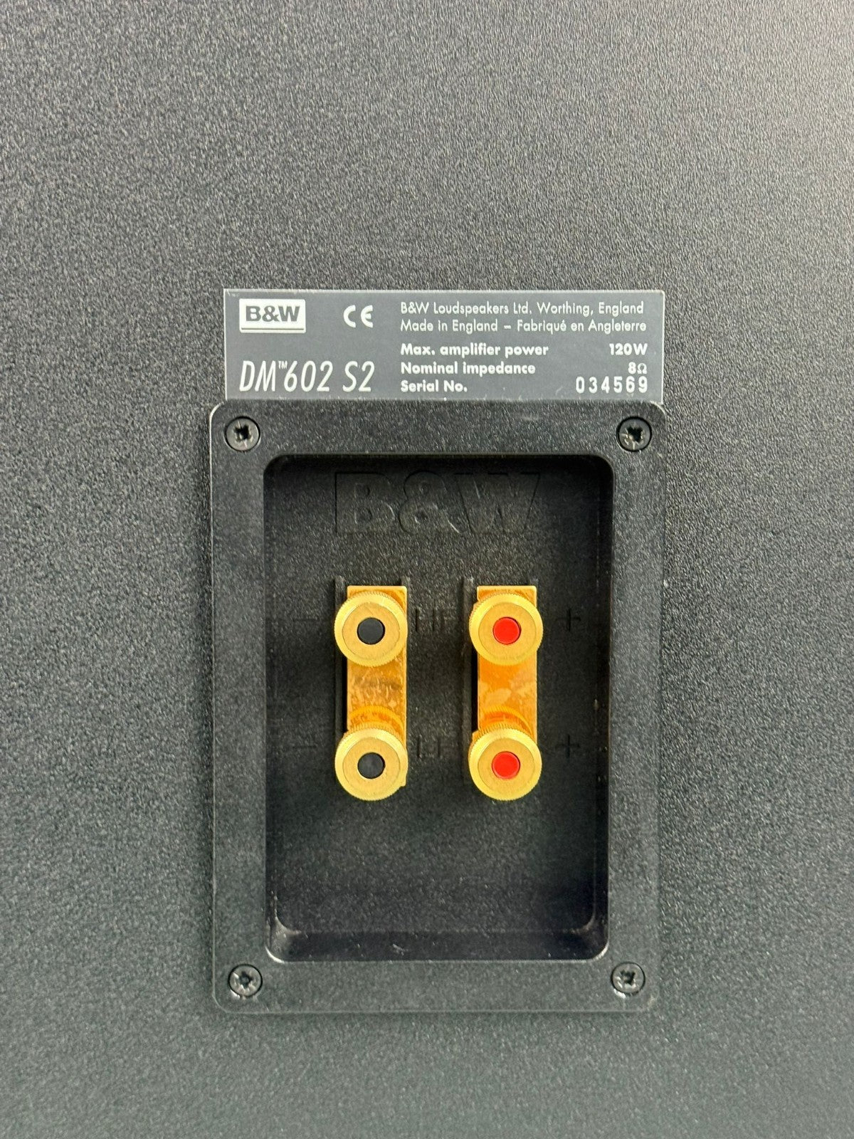 BOWERS & WILKINS B&W DM602 S2 SPEAKERS #002