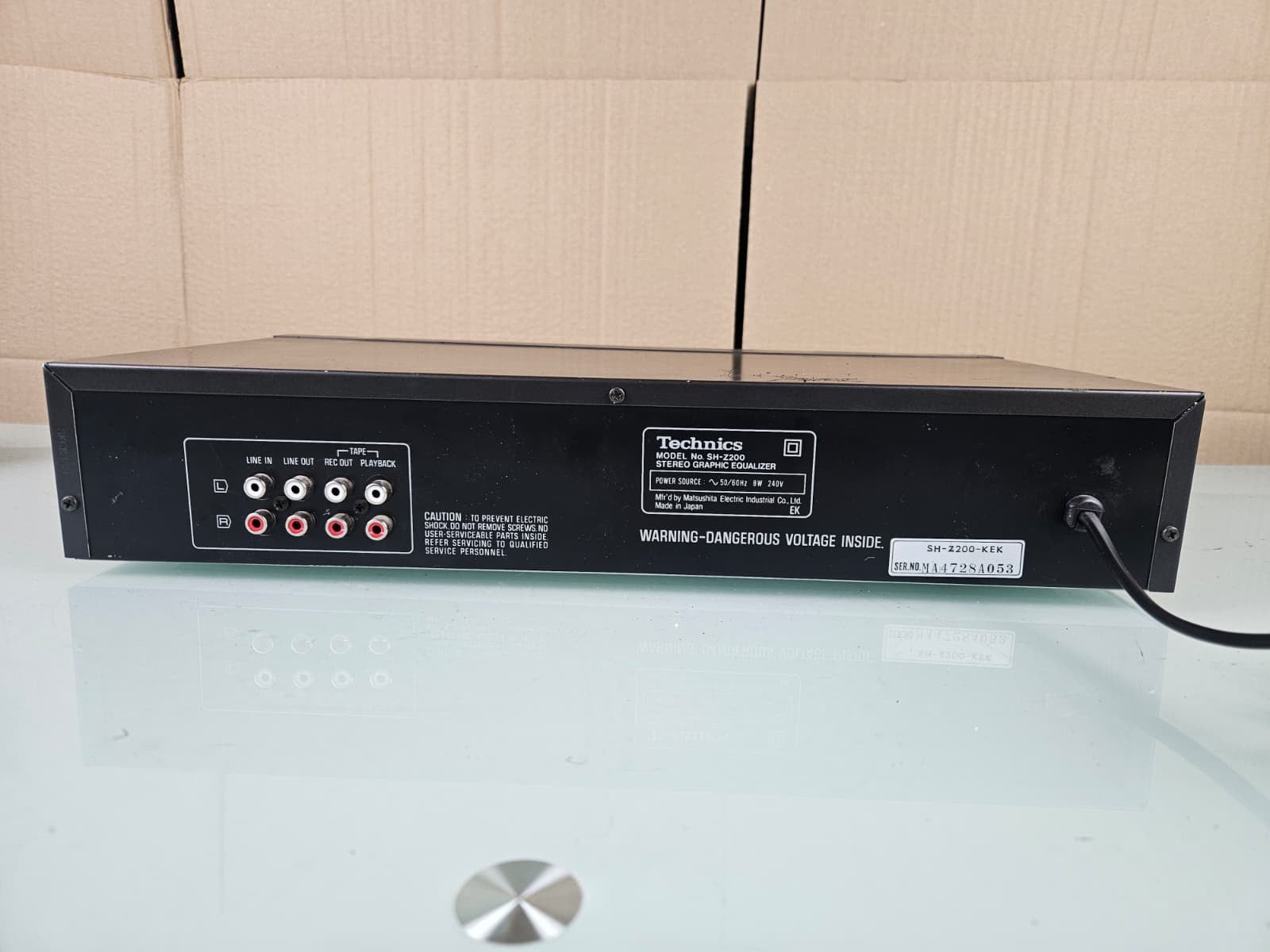 TECHNICS SH Z200 STEREO GRAPHIC EQUALIZER
