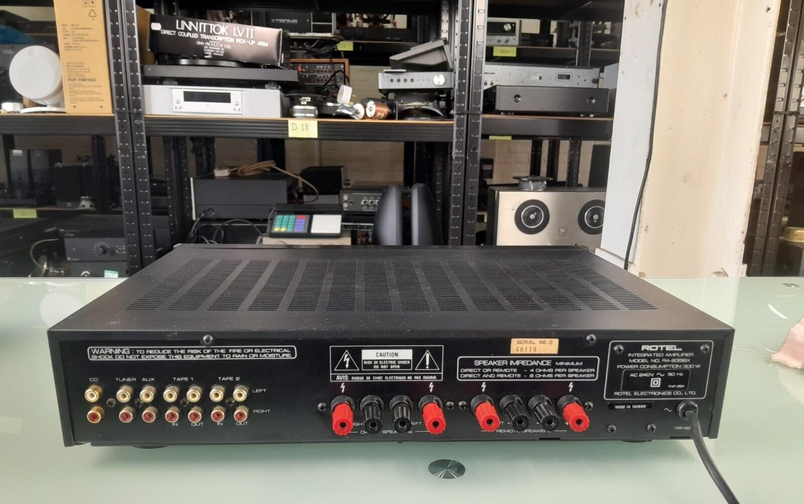 ROTEL RA 935BX STEREO INTEGRATED AMPLIFIER