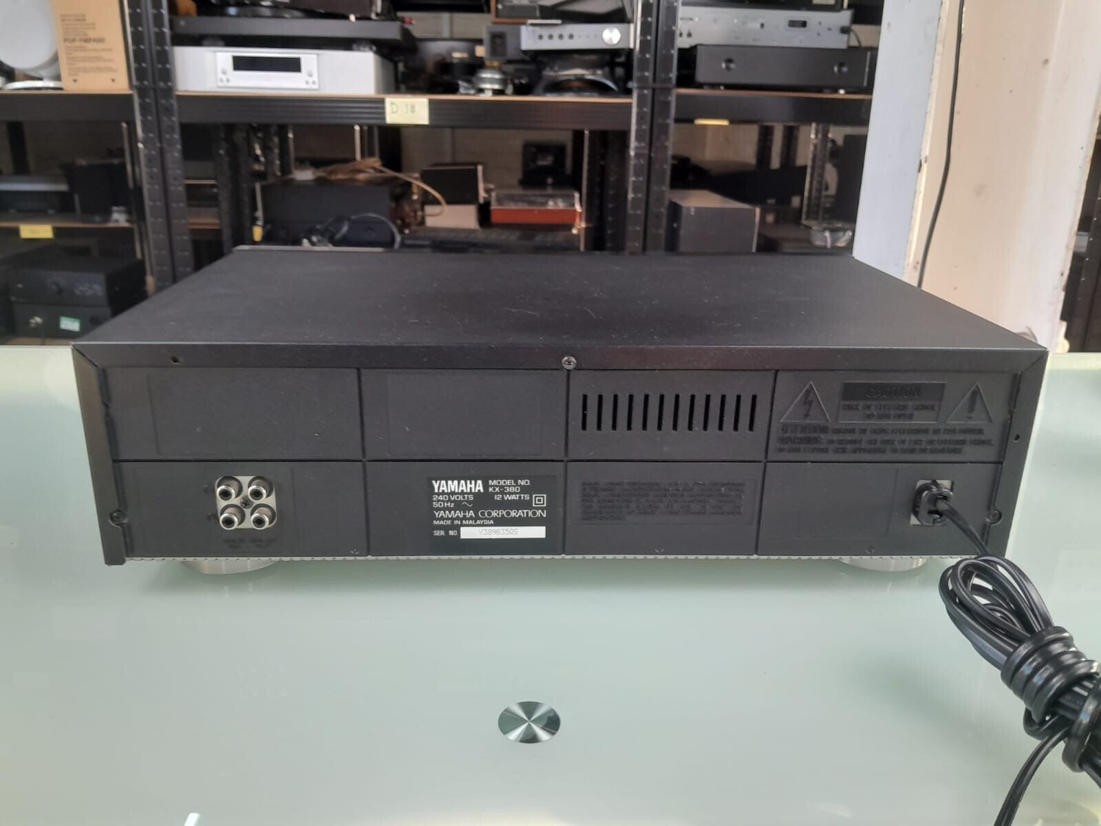 YAMAHA KX 380 NATURAL SOUND STEREO CASSETTE DECK SERVICED