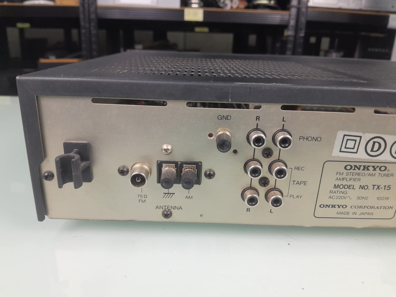 ONKYO TX 15 FM STEREO / AM TUNER AMPLIFIER