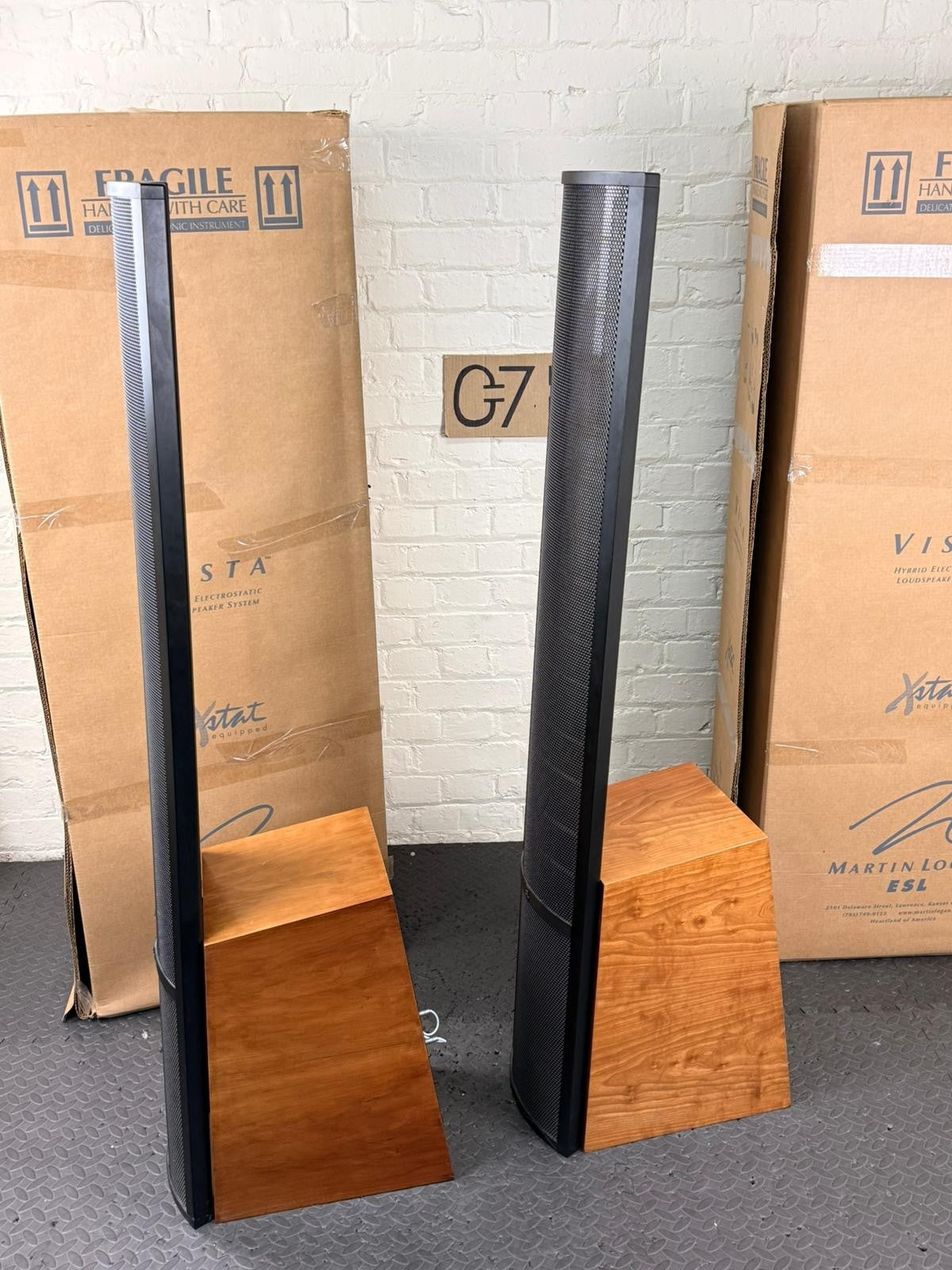 MARTIN LOGAN ESL VISTA SPEAKERS