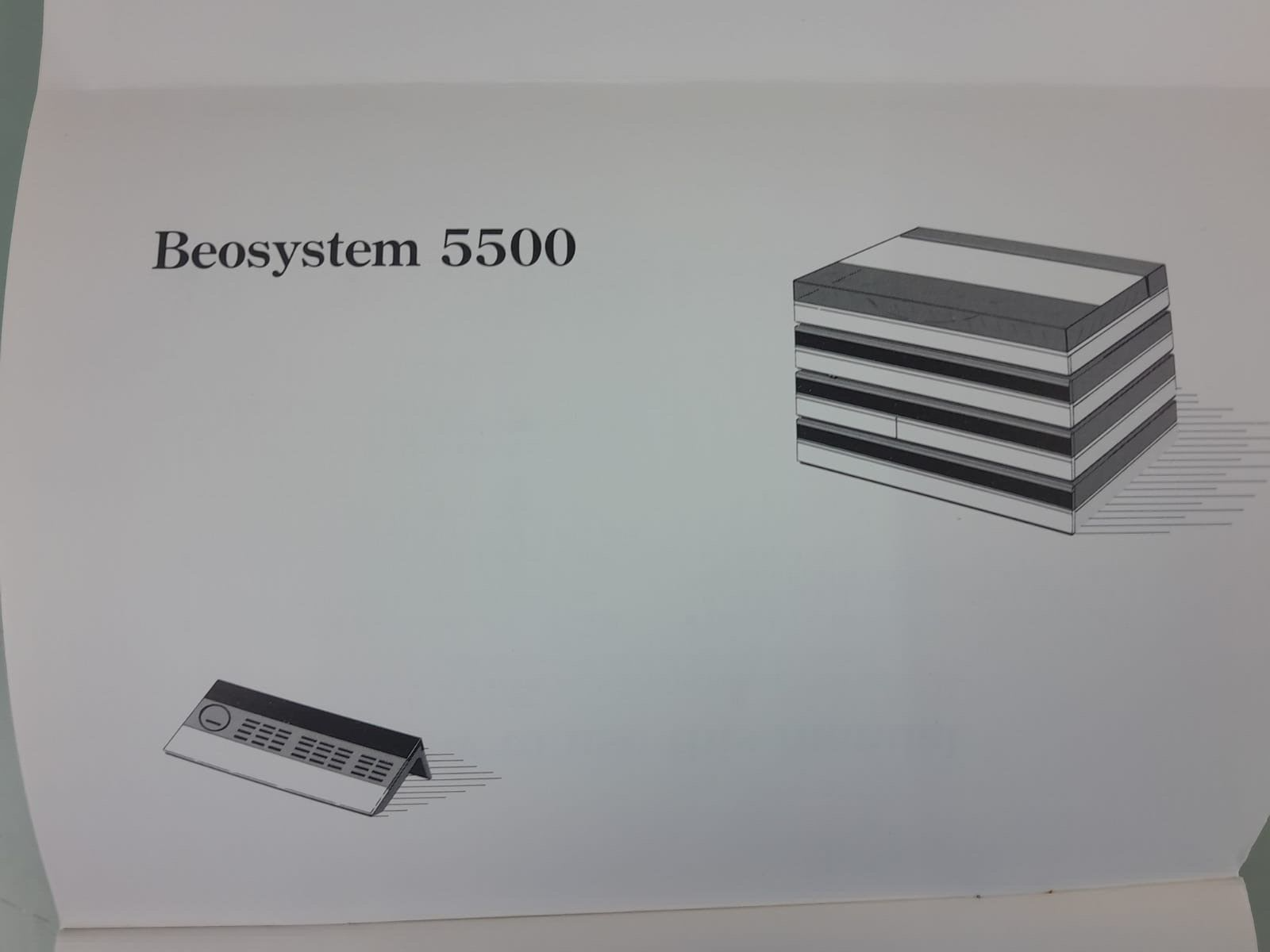 BANG & OLUFSEN B&O BEOCORD 5500 OWNER'S MANUAL