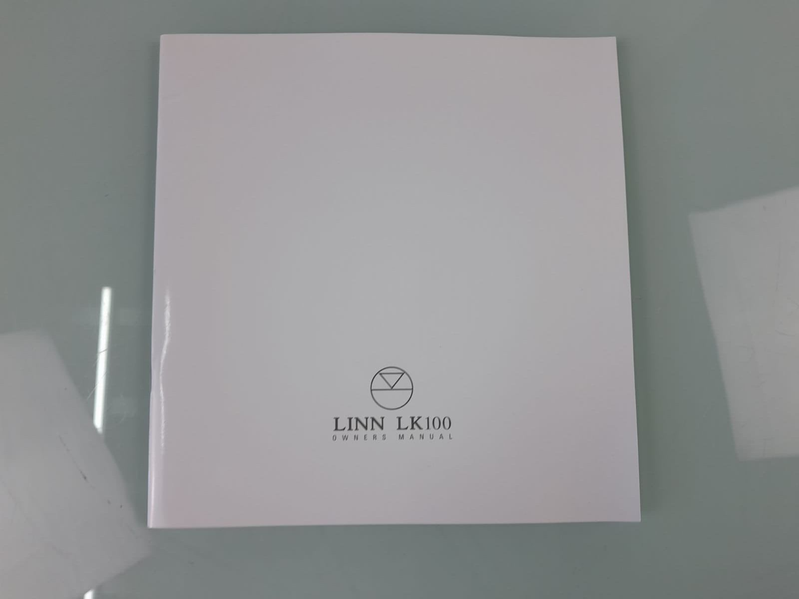 LINN LK 100 POWER AMPLIFIER OWNERS MANUAL #002