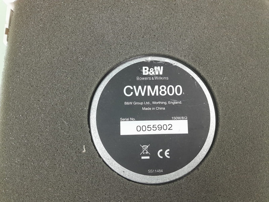 BOWERS & WILKINS B&W CWM 800 IN-WALL SPEAKER