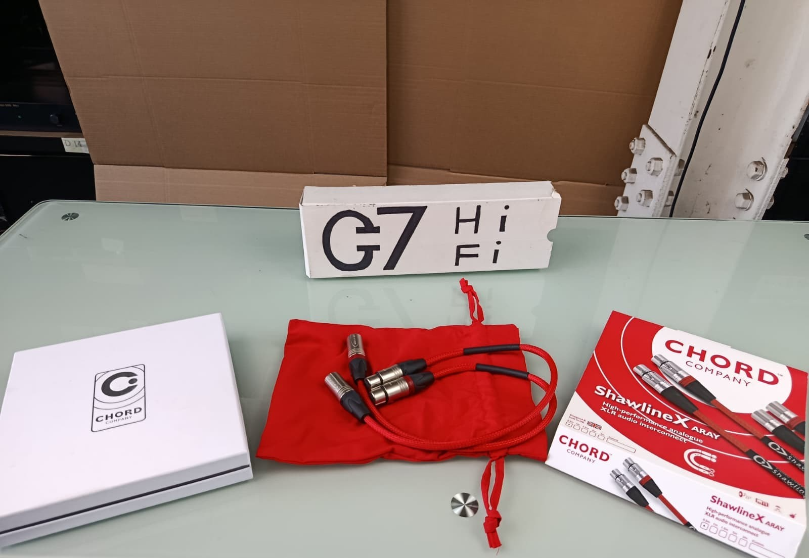 CHORD COMPANY SHAWLINE X ARAY HIGH PERFORMANCE ANALOGUE XLR AUDIO INTERCONNECT