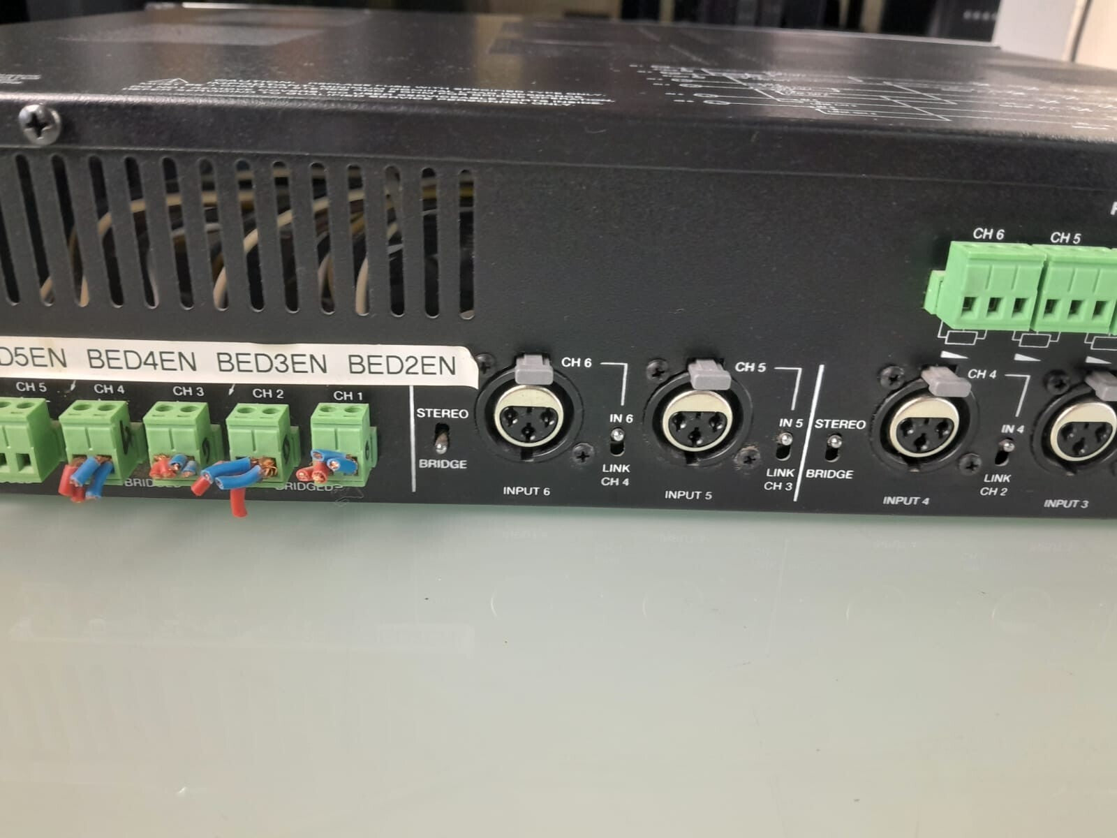 ECLER MPA6 80R MULTICHANNEL POWER AMPLIFIER #002
