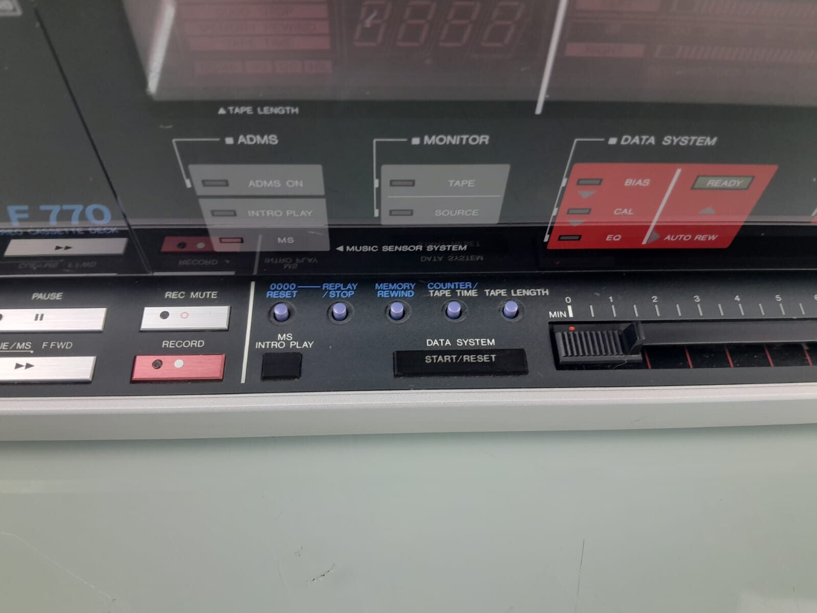 SERVICED AIWA F 770 STEREO CASSETTE DECK