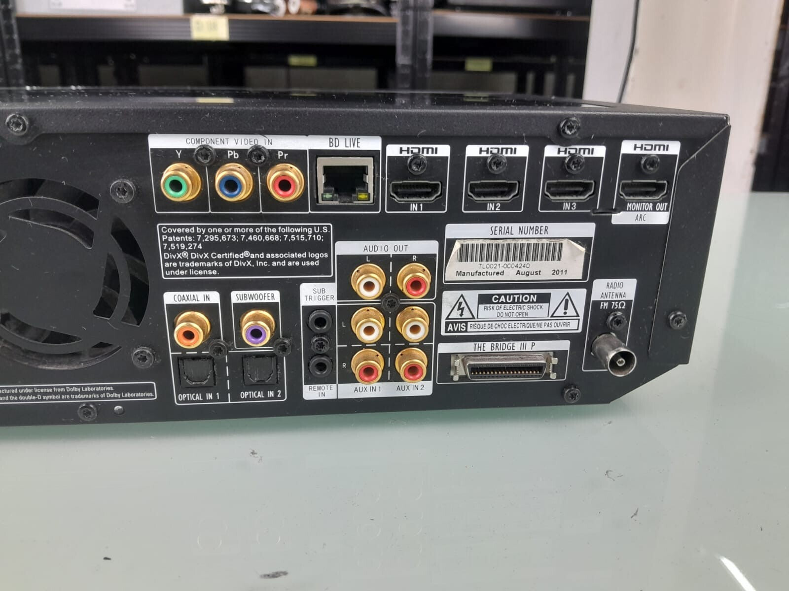 HARMAN KARDON BDS 270 3D BLU-RAY DISC SYSTEM