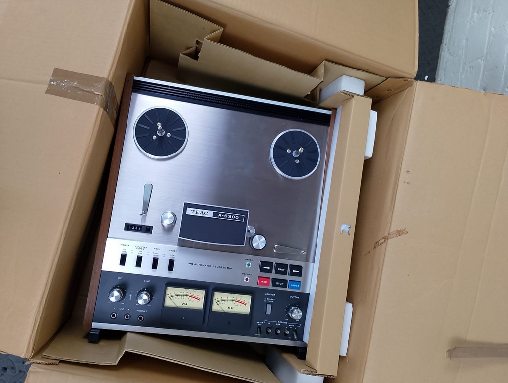 SERVICED TEAC A 6300 STEREO REEL TO REEL DECK