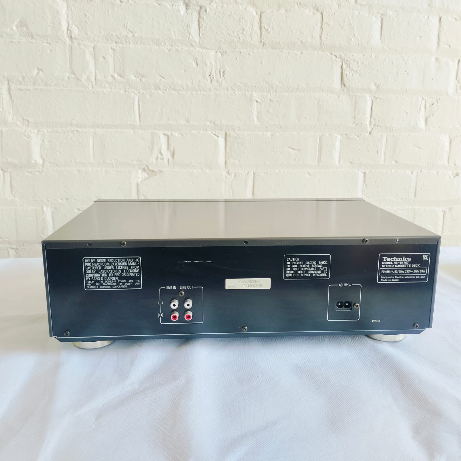 TECHNICS RS BX707 STEREO CASSETTE DECK