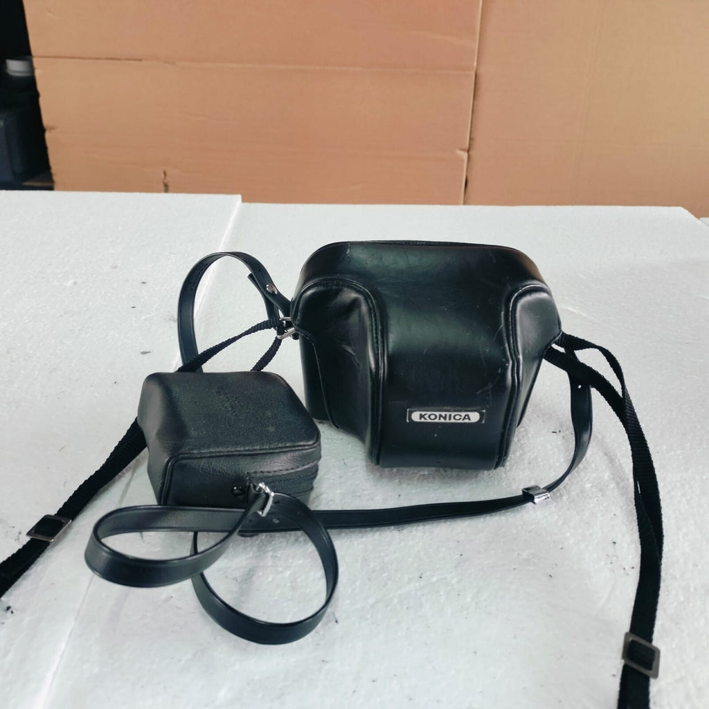 KONICA AUTO S3 sRANGEFINDER CAMERA WITH HEXANON 38MM F1.8 LENS & X-14 FLASH