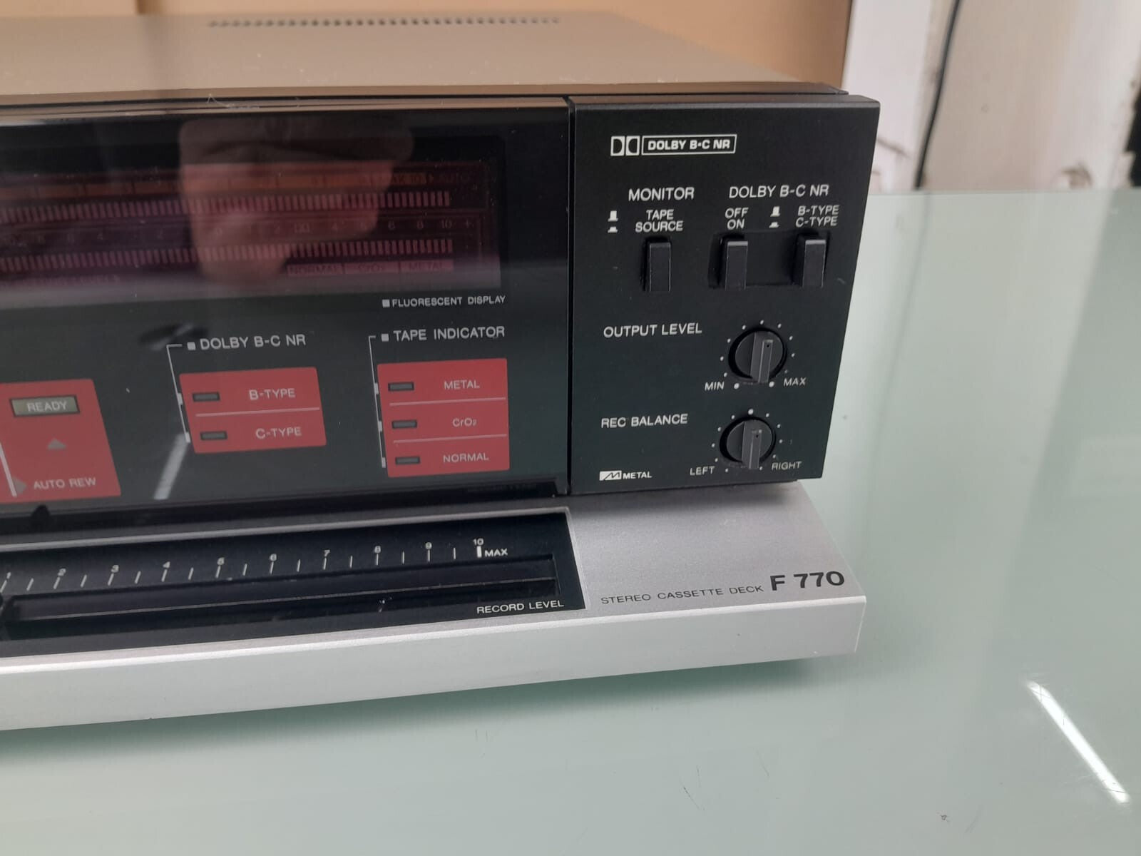 SERVICED AIWA F 770 STEREO CASSETTE DECK