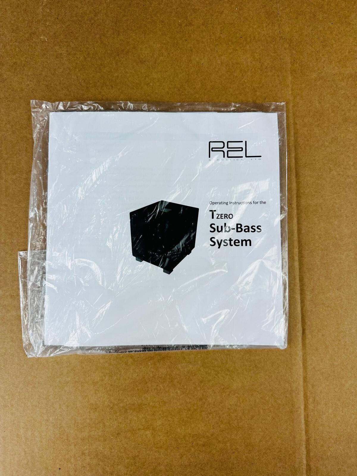 REL TZERO Sub-Bass System Operating Instructions